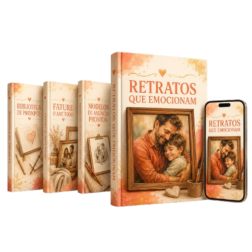 Kit completo: o método Retratos que Emocionam mais os 3 bônus